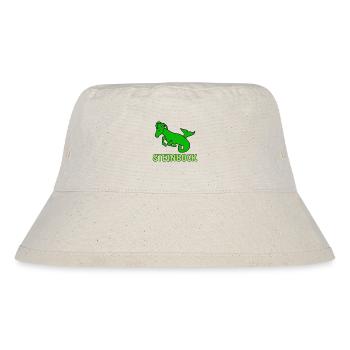 Steinbock Spruch Horoskop Astrologie Galaxie - Stanley/Stella recycelter Bucket Hat - Naturweiß - Vorne