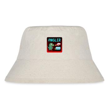 ANGLER - DINOSAURIER KINDER ANGELN - Stanley/Stella recycelter Bucket Hat - Naturweiß - Vorne