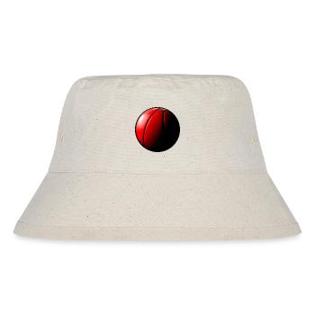 Basketball Sunrise Round - Stanley/Stella Recycled Bucket Hat - natural - Front