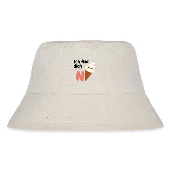 Ich find dich nice - good vibes design - Stanley/Stella recycelter Bucket Hat - Naturweiß - Vorne