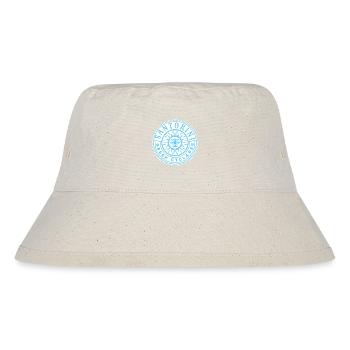 Santorini Griechisches Kykladen-Muster - Stanley/Stella recycelter Bucket Hat - Naturweiß - Vorne