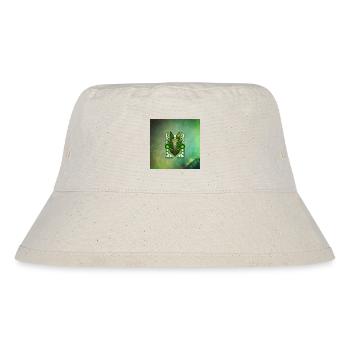 Tolle Anubis Cyberpunk Maske - Stanley/Stella recycelter Bucket Hat - Naturweiß - Vorne