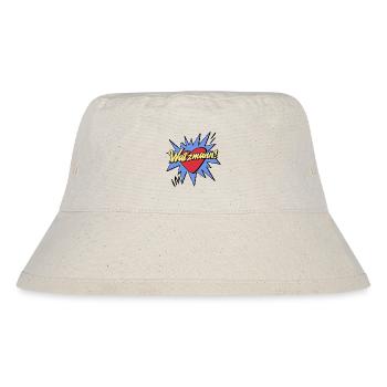Berg Watzmann Gipfelgrüße popige trendige Bergmode - Stanley/Stella recycelter Bucket Hat - Naturweiß - Vorne