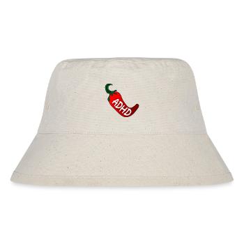 NEUORDIVERSITY ADHD PEPERONI - Stanley/Stella Recycled Bucket Hat - natural - Front