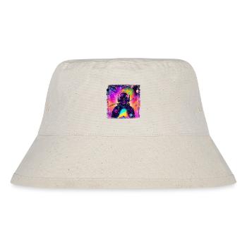 Neon Astronaut at the Cosmic Psychedelic - Stanley/Stella Recycled Bucket Hat - natural - Front
