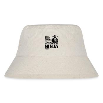 Mathematical Ninja Accounting Accountant Finance - Stanley/Stella Recycled Bucket Hat - natural - Front