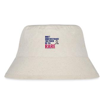 Rare Disease Awareness - Stanley/Stella Recycled Bucket Hat - natural - Front