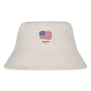Austin, Texas, USA - Stanley/Stella recycelter Bucket Hat - Naturweiß - Vorne