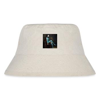 Portrait Woman 05 Tattoo - Stanley/Stella Recycled Bucket Hat - natural - Front