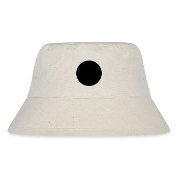 Punkt Kreisfläche - Stanley/Stella recycelter Bucket Hat - Naturweiß - Vorne