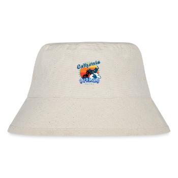 Kalifornisches Surfen in Malibu. - Stanley/Stella recycelter Bucket Hat - Naturweiß - Vorne