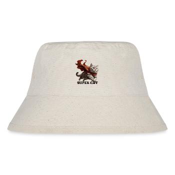 Super Cat British Shorthair BKH Tabby - Stanley/Stella Recycled Bucket Hat - natural - Front