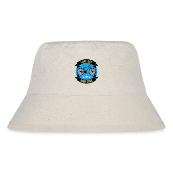Energy Storage Refueling Bicycle Electrical Energy - Stanley/Stella Recycled Bucket Hat - natural - Front