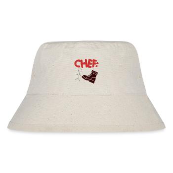 Chef Vorgesetzter Büro Manager Teamleiter Firma - Stanley/Stella recycelter Bucket Hat - Naturweiß - Vorne