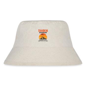 Tandem Gleitschirm Pilot Gleitschirm Extremsport - Stanley/Stella recycelter Bucket Hat - Naturweiß - Vorne