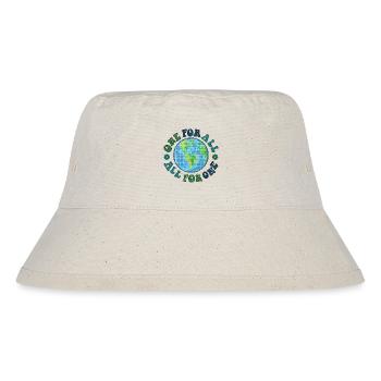 one for all, all for one - retro - Stanley/Stella Recycled Bucket Hat - natural - Front