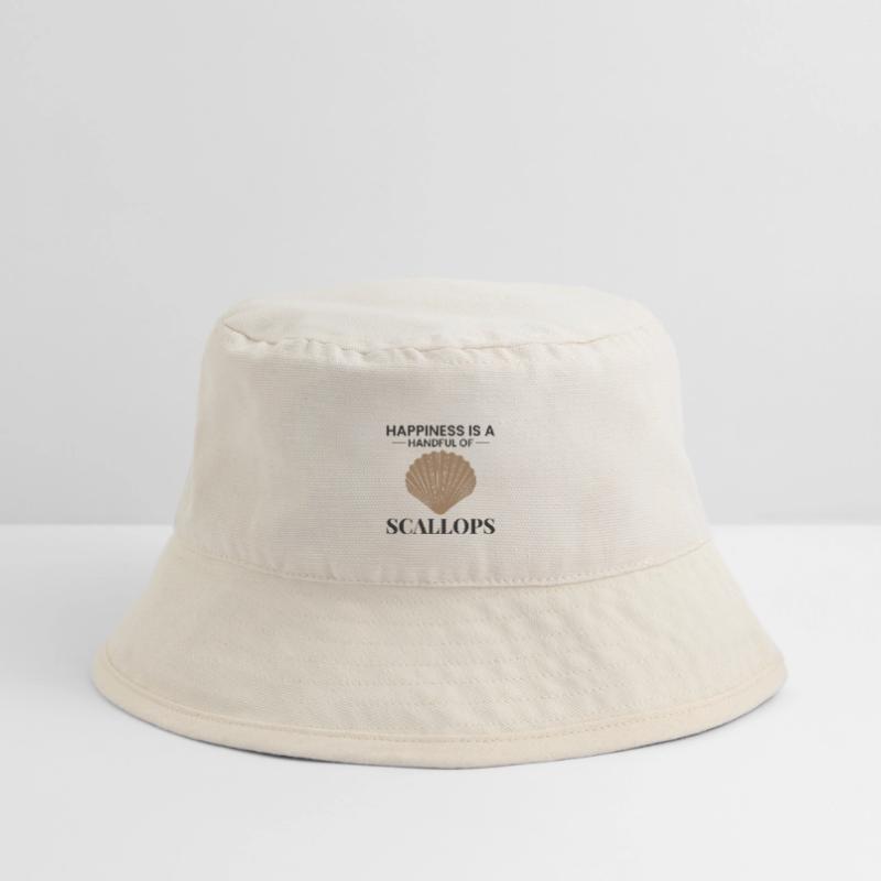 Scallop Seashells Collector Beachcomber Shellfish Stanley/Stella Recycled Bucket Hat
