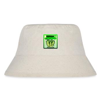 GHERKINS, PICKLES, CUCUMBER SALAD, CUCUMBER - Stanley/Stella Recycled Bucket Hat - natural - Front