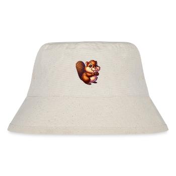 Bieber - Stanley/Stella recycelter Bucket Hat - Naturweiß - Vorne