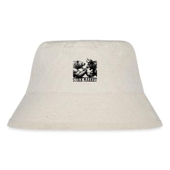 Bourse Marché boursier Bull Bull Bear Cadeau - Bob recyclé Stanley/Stella - blanc naturel - Devant