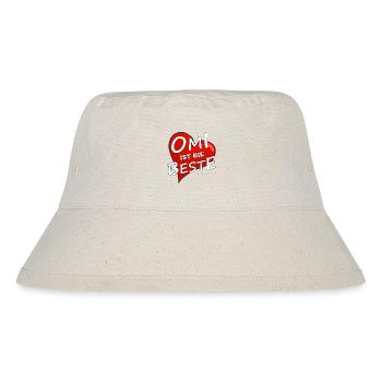 GRANDMA IS THE BEST - Stanley/Stella Recycled Bucket Hat - natural - Front