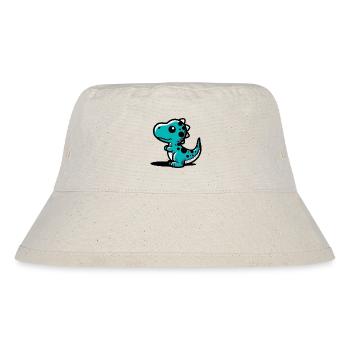 Dinosaur - Stanley/Stella Recycled Bucket Hat - natural - Front