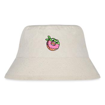 Niedlicher Ninja Donut Spaß Karikatur - Stanley/Stella recycelter Bucket Hat - Naturweiß - Vorne