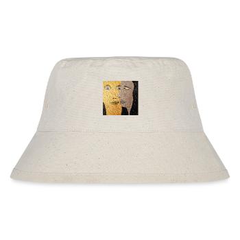 Silber und Gold 2019 - Stanley/Stella recycelter Bucket Hat - Naturweiß - Vorne