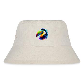 Tukan - Stanley/Stella recycelter Bucket Hat - Naturweiß - Vorne