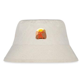 Sloths Dabbing - Stanley/Stella Recycled Bucket Hat - natural - Front