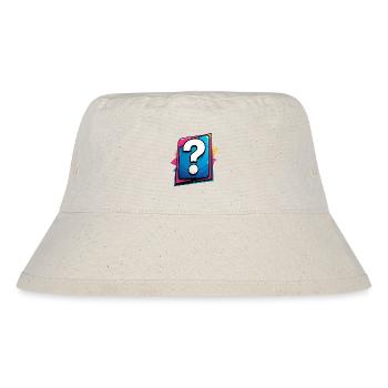 Fragezeichen - Stanley/Stella recycelter Bucket Hat - Naturweiß - Vorne