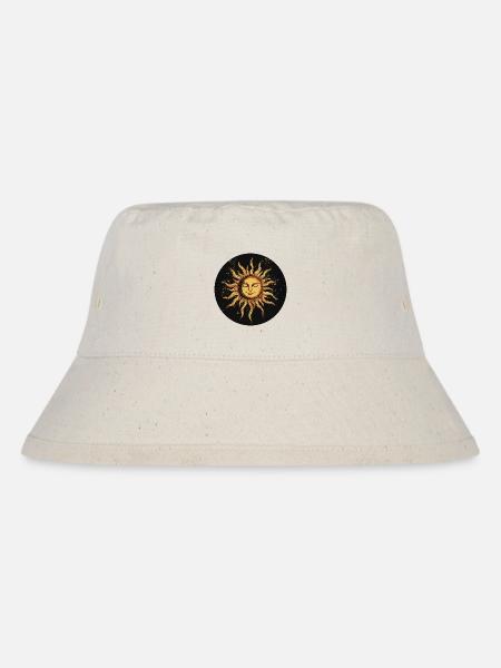 Sonne - Stanley/Stella recycelter Bucket Hat - Naturweiß