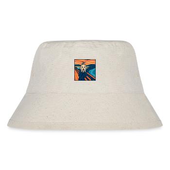 The (almost) serene Scream - Stanley/Stella Recycled Bucket Hat - natural - Front