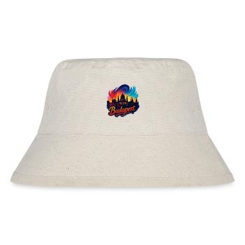 Budapest Hauptstadt Ungarn Silhouette Geschenk - Stanley/Stella recycelter Bucket Hat - Naturweiß - Vorne