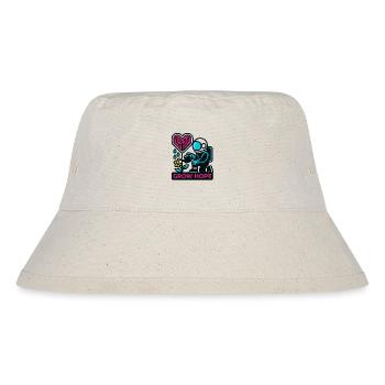 Grow Hope – Astronaut - Stanley/Stella Recycled Bucket Hat - natural - Front