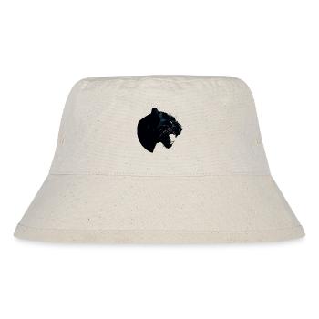 Schwarzer Panther - Stanley/Stella recycelter Bucket Hat - Naturweiß - Vorne