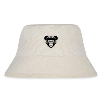 Skateboard Monkey Night Rhythm Street Shirt - Stanley/Stella Recycled Bucket Hat - natural - Front