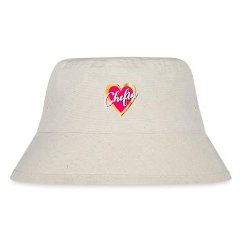 CHEFIN VORGESETZTE - Stanley/Stella recycelter Bucket Hat - Naturweiß - Vorne
