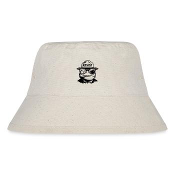 Funny Portland Frog - Stanley/Stella recycelter Bucket Hat - Naturweiß - Vorne