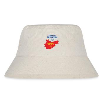 Karte von Tarn Garonne 82 - Stanley/Stella recycelter Bucket Hat - Naturweiß - Vorne