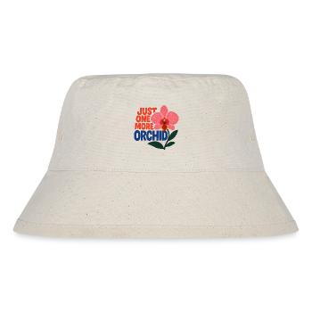 Nur noch eine Orchidee - Stanley/Stella recycelter Bucket Hat - Naturweiß - Vorne