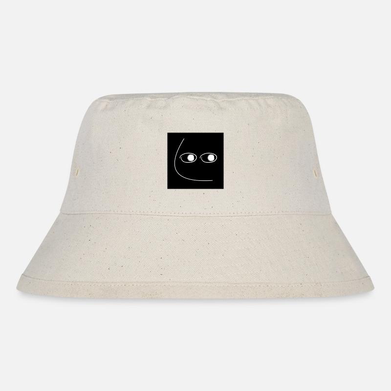 Side Eye_Blk/Wht - Stanley/Stella Recycled Bucket Hat - natural