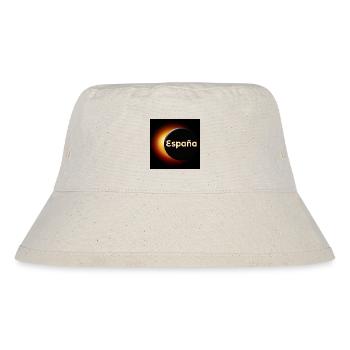 Totale Sonnenfinsternis Spanien - Stanley/Stella recycelter Bucket Hat - Naturweiß - Vorne
