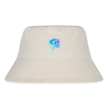 Funny road bike motif - Stanley/Stella Recycled Bucket Hat - natural - Front