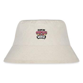 I’m Not Like Other Girls I’m Worse Statement - Stanley/Stella recycelter Bucket Hat - Naturweiß - Vorne