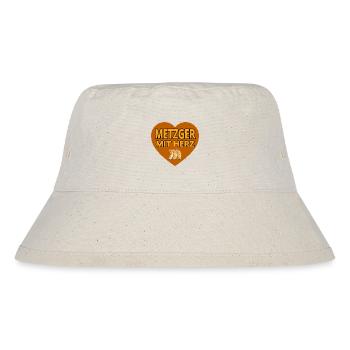 Metzger - Stanley/Stella recycelter Bucket Hat - Naturweiß - Vorne