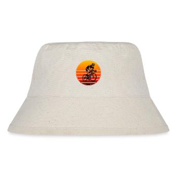 Klares Roadbike Motiv für jeden Tag - Stanley/Stella recycelter Bucket Hat - Naturweiß - Vorne