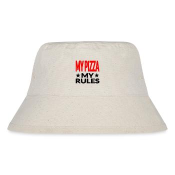 Pizza - Stanley/Stella Recycled Bucket Hat - natural - Front
