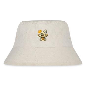Wenn Eis bei Hitze ausrastet - Stanley/Stella Recycled Bucket Hat - natural - Front