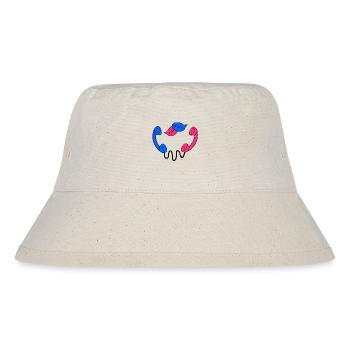 Bad_Telephony - Stanley/Stella recycelter Bucket Hat - Naturweiß - Vorne